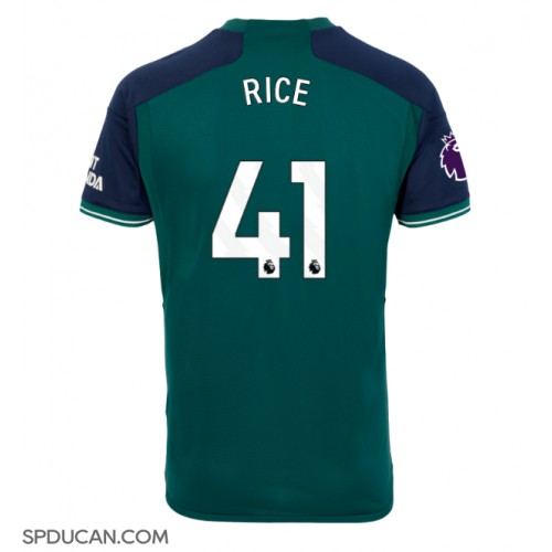 Muški Nogometni Dres Arsenal Declan Rice #41 Rezervni 2023-24 Kratak Rukav